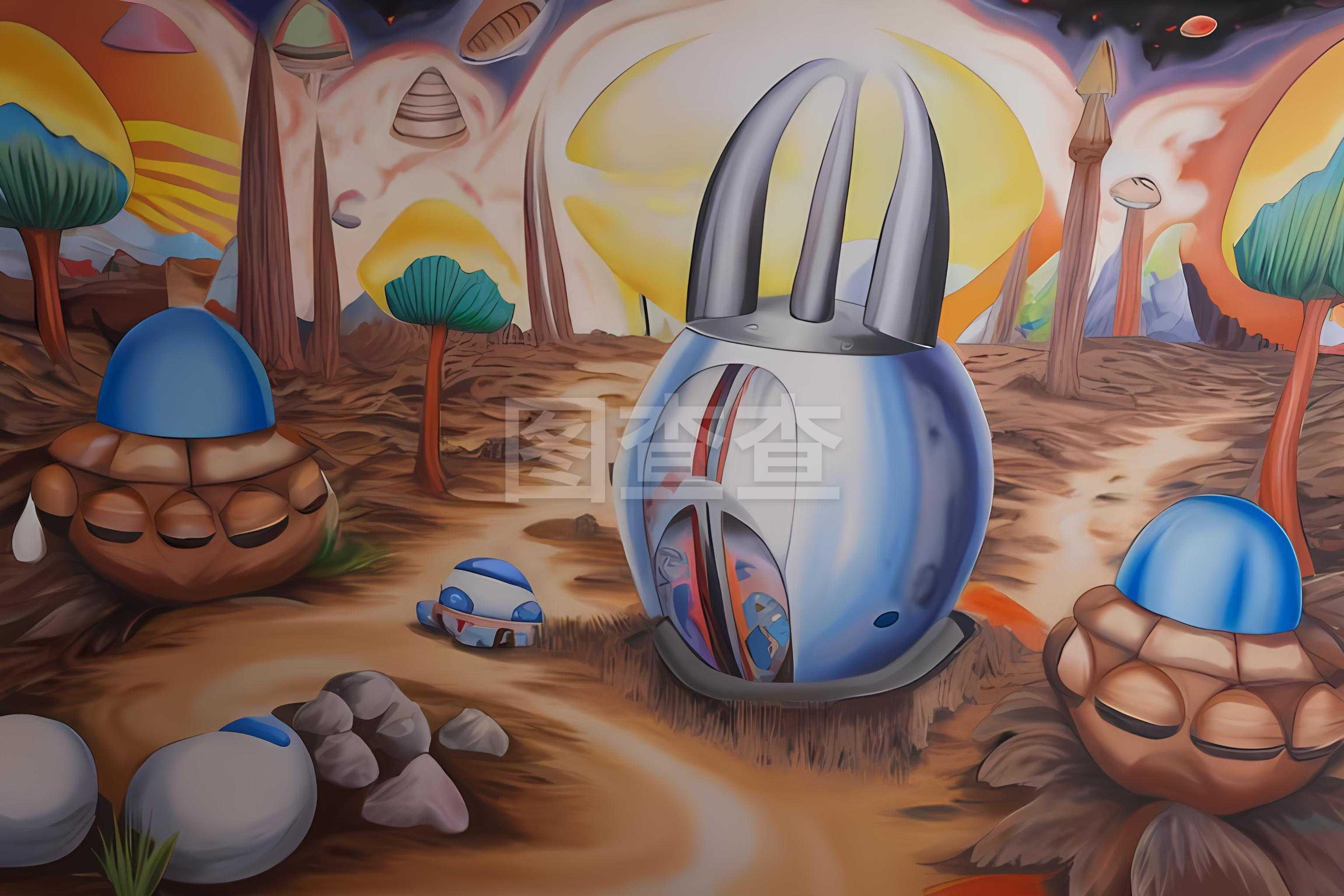 科技之翼的熒幕綻放 科技創新繪畫的藝術與未來
